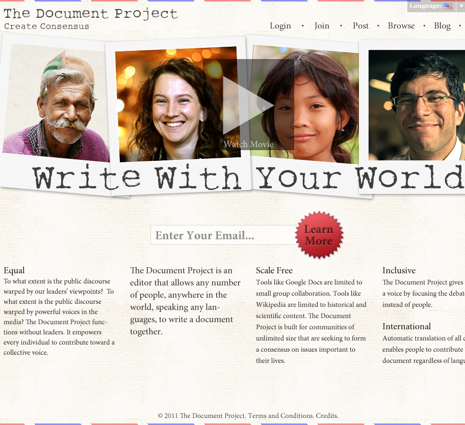 a collaborative text editor.