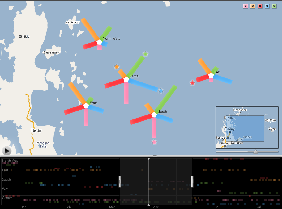 an animal tracking database visualization.